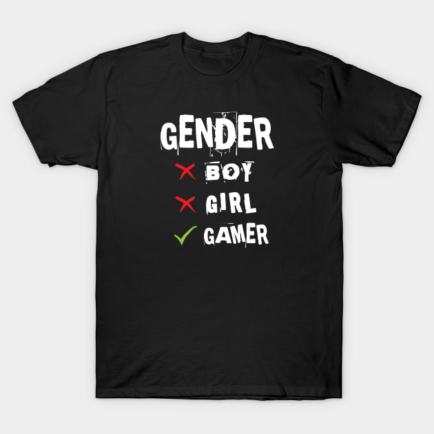 Gamer Gender T-Shirt by DZCHIBA